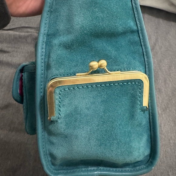 Coach Vintage Haversack Satchel Suede Bag - Picture 7 of 12